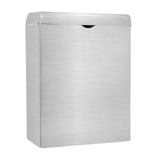 Alpine Industries Wall-Mounted Sanitary Napkin Receptacle in Stainless Steel, 2PK ALP451-SSB-2PK-MK - main